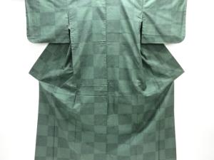 蝶模様織出し本場泥大島紬着物（5マルキ）
